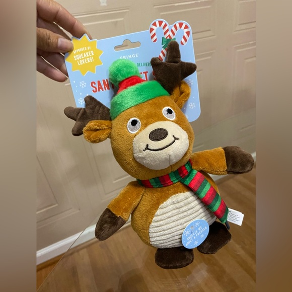 Brand New Reindeer With Squeaker 9” - Picture 1 of 7